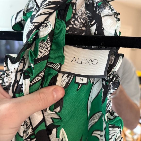 Alexis Erika Dress in Emerald Floral Size Medium - Picture 3 of 7